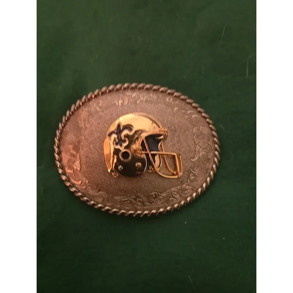 Vtg. 1978 Raintree New Orleans Saints Belt Buckle (Y-7)